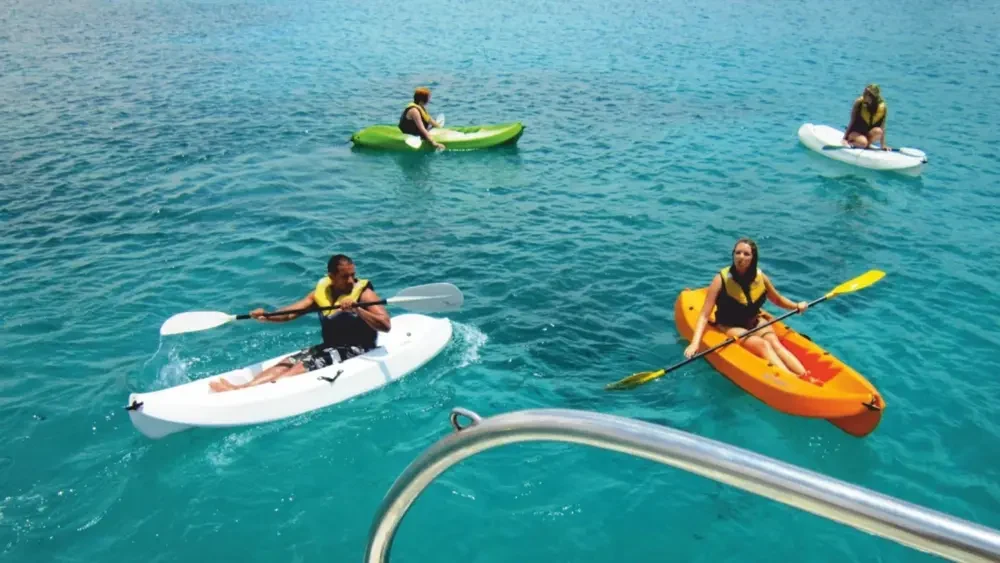 Diversión en kayak en La Graciosa